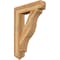 Ekena Millwork Funston Arts & Crafts Rough Sawn Bracket, Western Red Cedar, 6"W x 30"D x 42"H BKT06X30X42FST03RWR - alternate 1